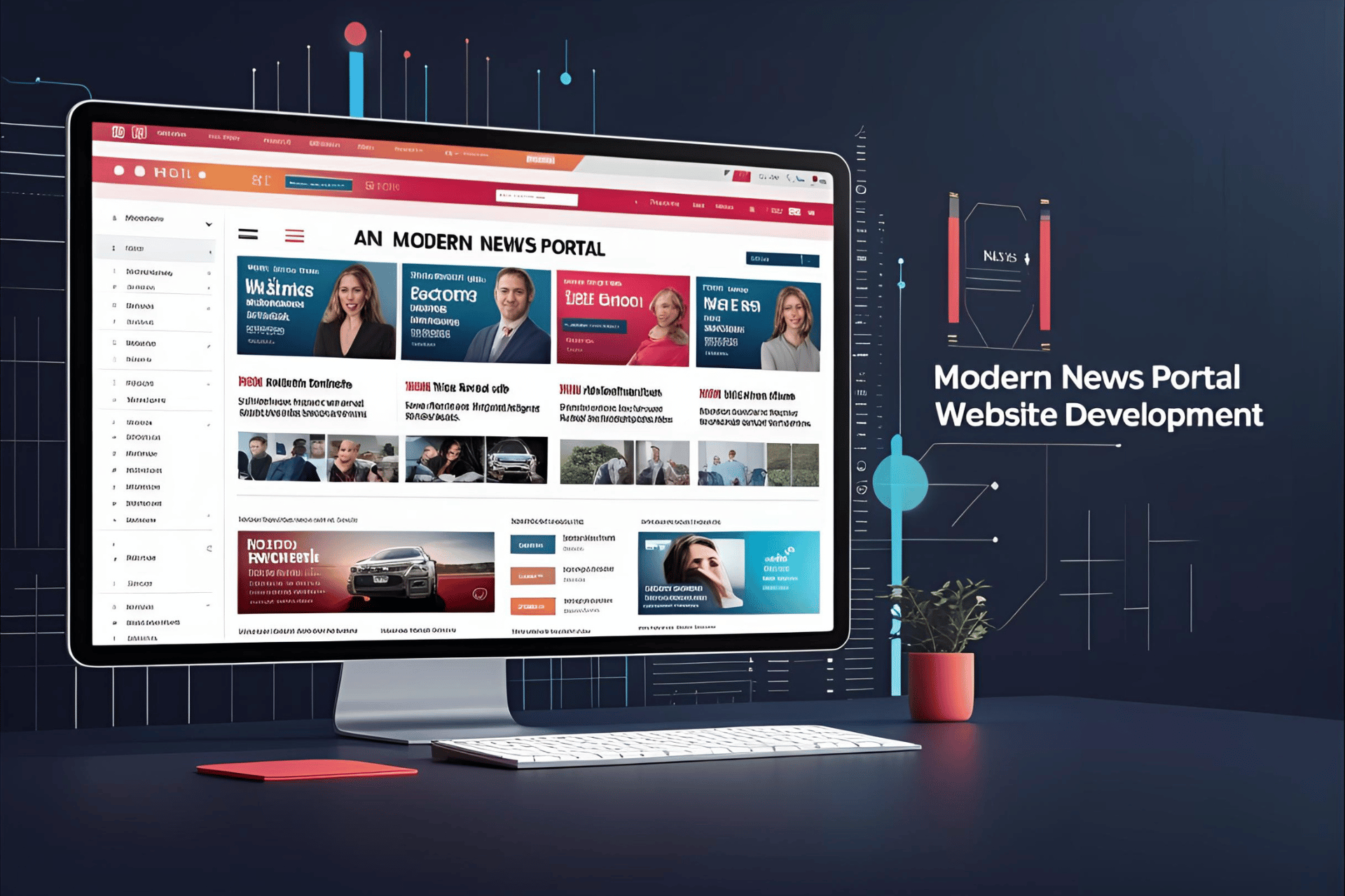 news portal website development in Nepal